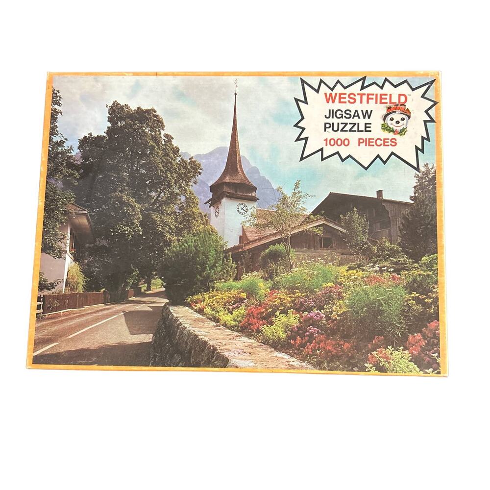 Vintage 1970s Sealed Westfield Puzzle 1000 Pieces Bernese Oberland 4573-16